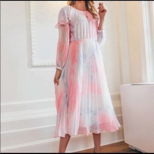 Ivy City Co Women's Dress Small midi Long Sleeve